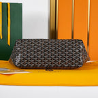 SAINT LOUIS PM 34 IN BLACK GOYARDINE CANVAS AND CALFSKIN