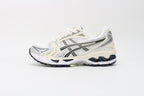 ASICS Women's GEL-Kayano 14 "White / Midnight" (Cream Navy Edition)