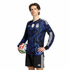 adidas 2026 Argentina Men's Authentic Away Long-Sleeve Soccer Jersey （Custom）