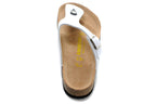 Birkenstock Gizeh Birko-Flor White Thong Sandals