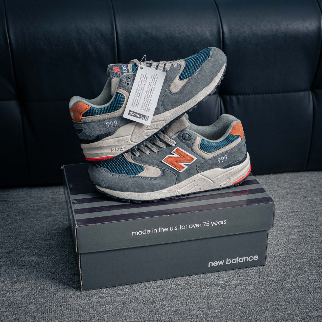 New Balance 999 "Grey / Teal / Crimson"