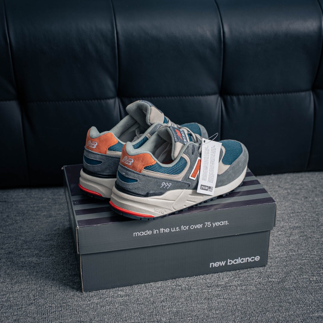 New Balance 999 "Grey / Teal / Crimson"