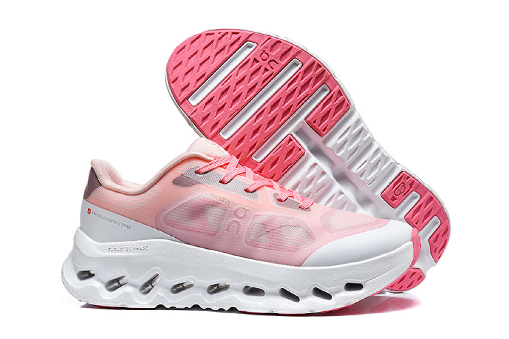 On Cloudtilt Remix "Camellia & Ivory" Running Shoes
