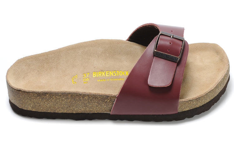 Birkenstock Madrid Slide Sandal Maroon