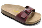 Birkenstock Madrid Slide Sandal Maroon