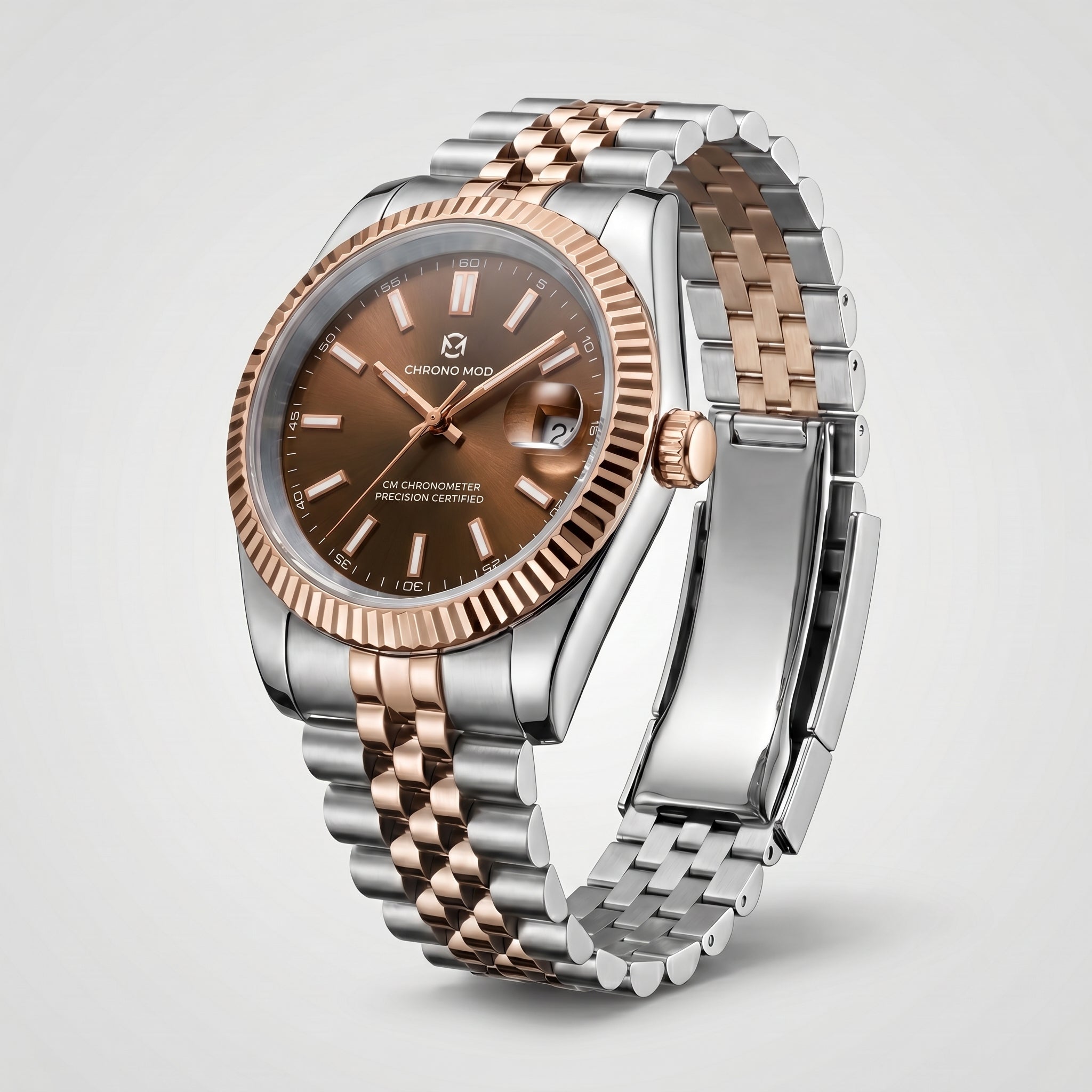Classic Date – Chocolate Sunburst Dial