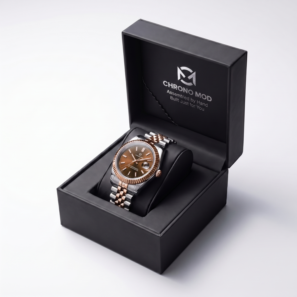 Classic Date – Chocolate Sunburst Dial