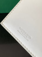 RICHELIEU CHECKBOOK WALLET 19 IN WHITE GOYARDINE CANVAS AND CALFSKIN