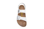 Birkenstock Milano White Birko-Flor