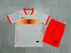 KIDS Netherlands  World Cup Away Kit – White/Orange