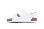 Birkenstock Milano White Birko-Flor
