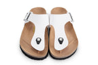 Birkenstock Ramses  White Blacksole