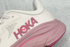 HOKA Clifton 10 Running Shoes Off White Blush Pink Cushioned Athletic Sneakers