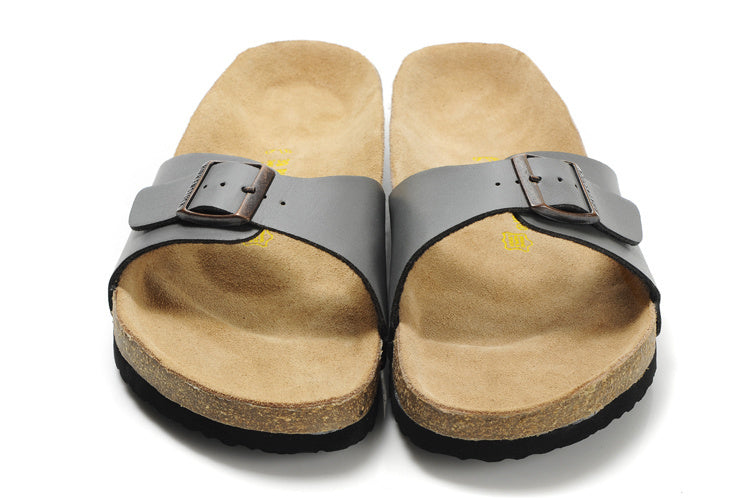 Birkenstock Madrid Slide Sandal Gray