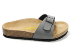Birkenstock Madrid Slide Sandal Gray