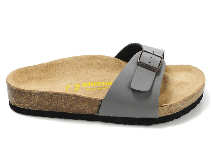 Birkenstock Madrid Slide Sandal Gray