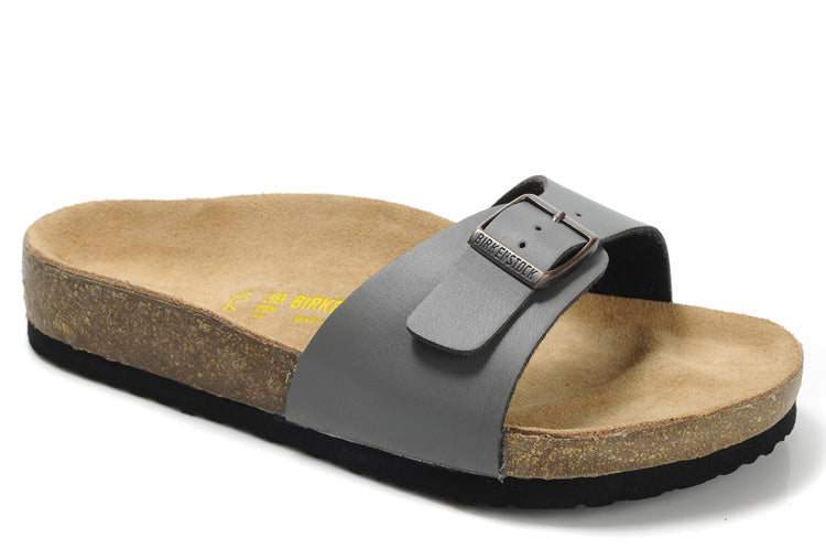 Birkenstock Madrid Slide Sandal Gray