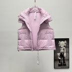 lululemon Women's Wunder Puff Water-Repellent Cropped Down Vest in Strawberry Milkshake