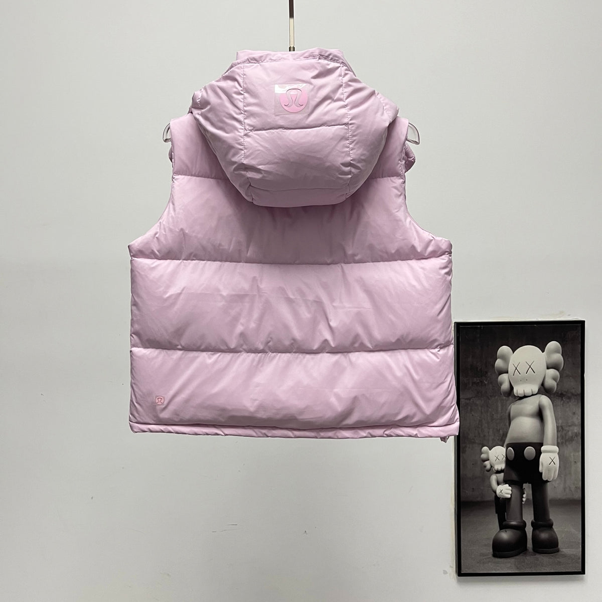 lululemon Women's Wunder Puff Water-Repellent Cropped Down Vest in Strawberry Milkshake