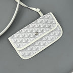 HOBO BOHÈME 34 IN WHITE GOYARDINE CANVAS AND CALFSKIN