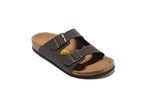 Birkenstock Arizona (Dark Brown / Mocha Birko-Flor / Leather)