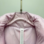 lululemon Women's Wunder Puff Water-Repellent Cropped Down Vest in Strawberry Milkshake