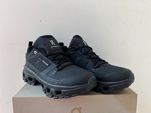 On Cloudrock Low Waterproof All Black