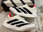 adidas Adizero Adios Pro 4 Running Shoes - Cloud White / Core Black / Silver Metallic