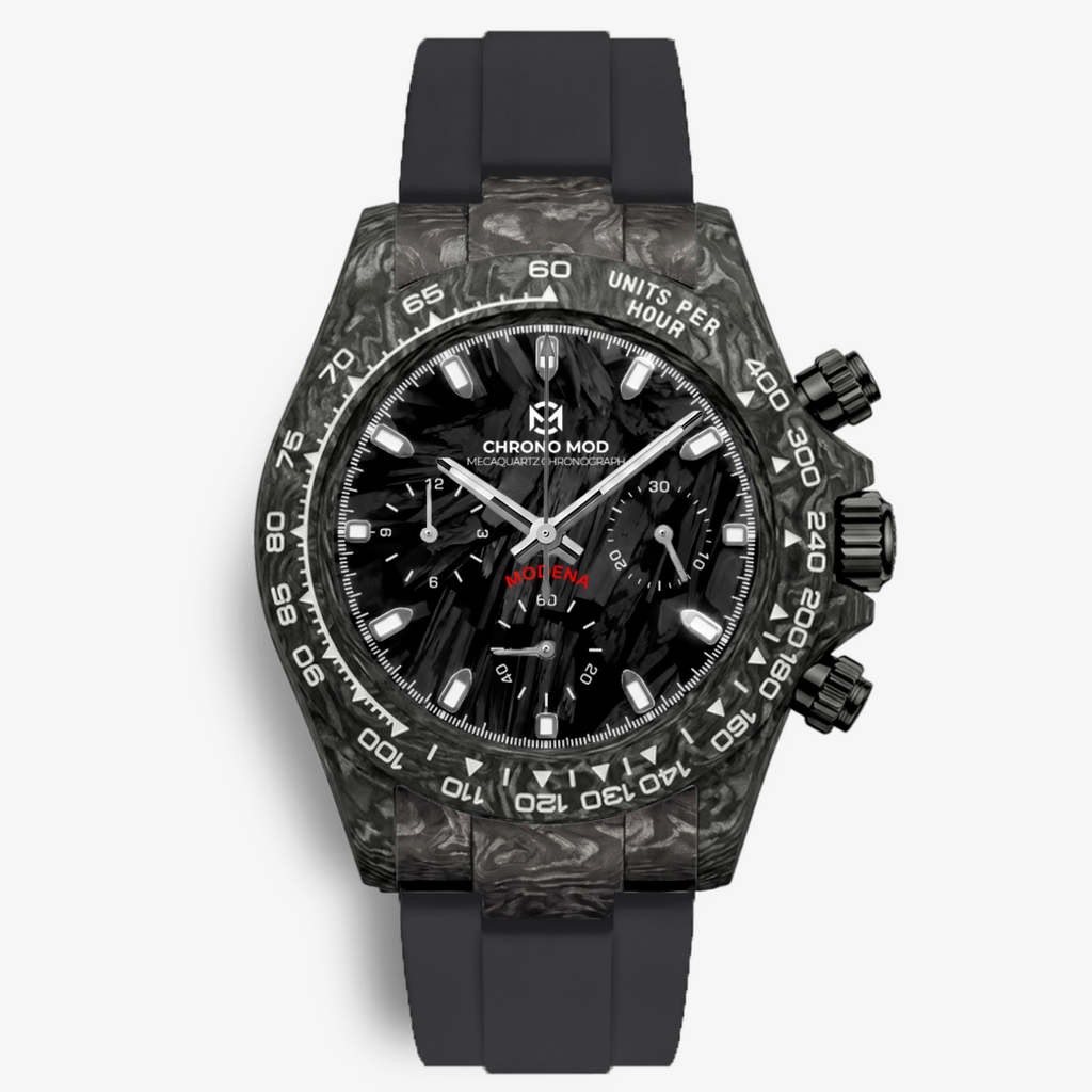 Modena – Forged Carbon Chronograph