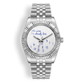 Classic Date – “Who Cares I'm Already Late” Dial Silver Needles 36mm