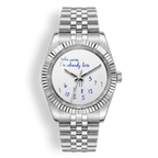 Classic Date – “Who Cares I'm Already Late” Dial Silver Needles 36mm