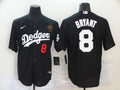 Men's Los Angeles Dodgers Kobe Bryant #8 Black Replica Baseball Jerseys