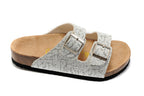 Birkenstock Arizona (Marble Print / White Crackle Birko-Flor)