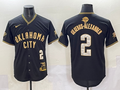 Men's Oklahoma City Thunder Shai Gilgeous-Alexander #2 Black Replica Player Jersey
