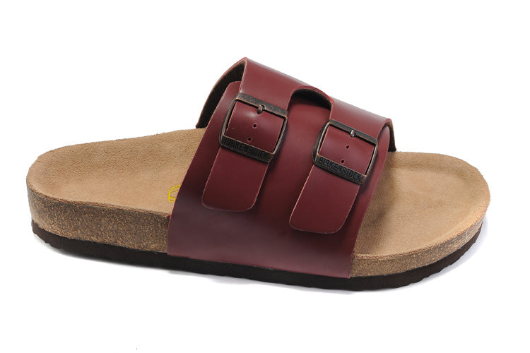 Birkenstock Arizona Slide Sandal Burgundy