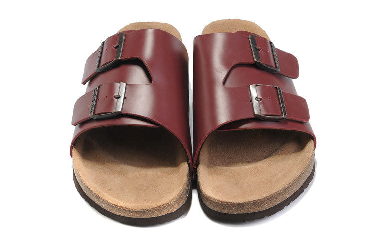 Birkenstock Arizona Slide Sandal Burgundy