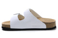 Birkenstock Arizona (White Birko-Flor / Synthetic Leather)