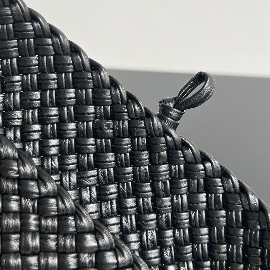 MINI COBBLE 20 BAG IN BLACK LAMBSKIN