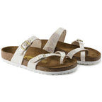 Birkenstock Mayari Sandal Shiny Snake Print / Iridescent Python White