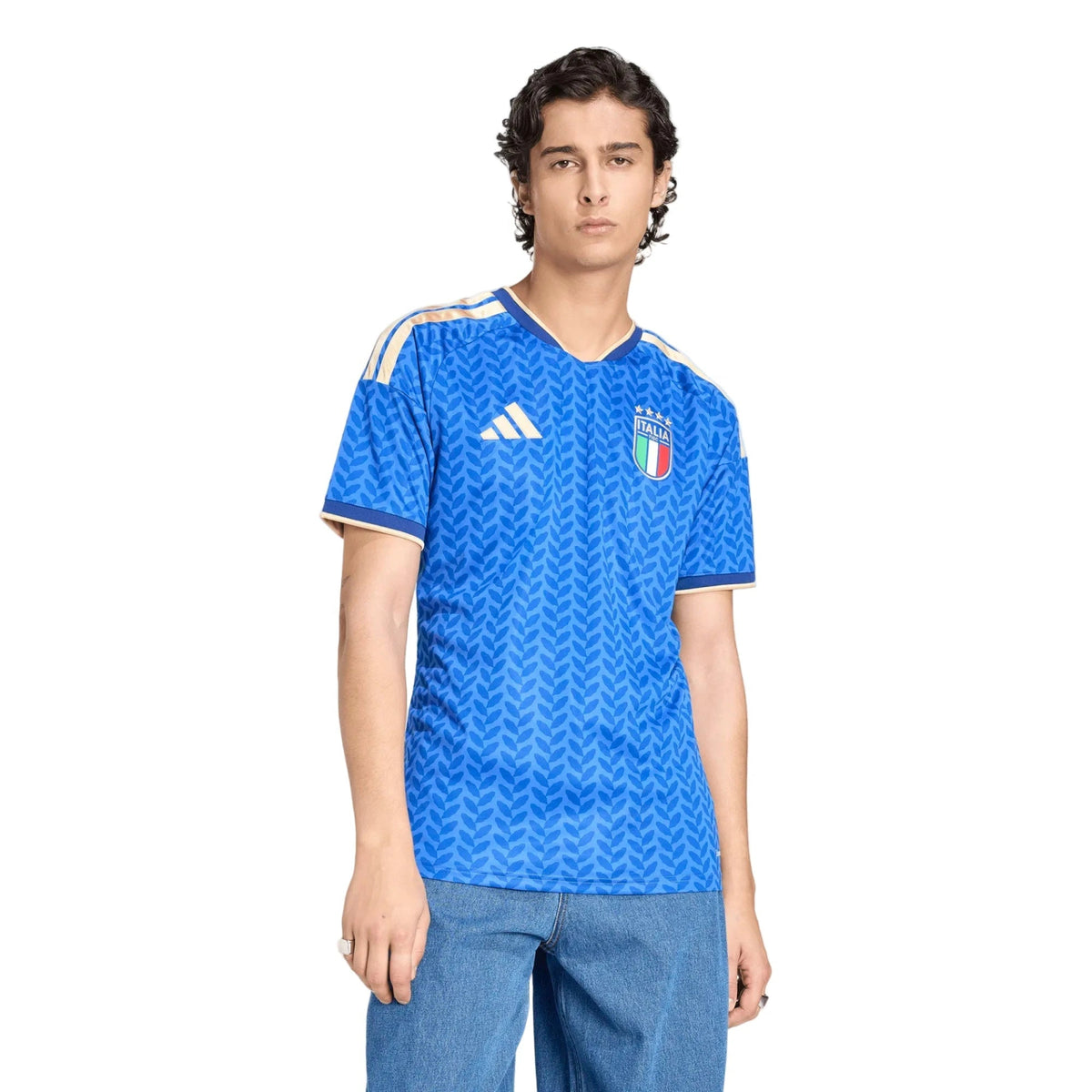 adidas 2026 Italy Men's Stadium Home Soccer Jersey (Custom)