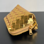 INTRECCIATO 16 BAG IN GOLDEN LAMBSKIN