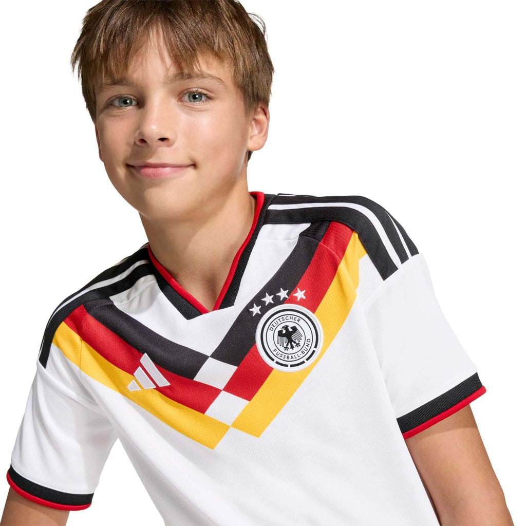 adidas 2026 Germany Youth Stadium Home Soccer Jersey (Custom)