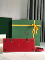 SAÏGON PM BAG 28 IN PERSIAN RED GOYARDINE CANVAS AND CALFSKIN
