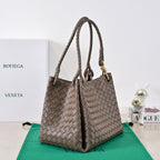 BV 26s Parachute Bag Coffee Intrecciato Leather  291413