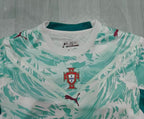 KIDS Portugal  Away Kit – Teal Wave Pattern