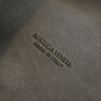 BV 26s Parachute Bag Olive Intrecciato Suede 291417