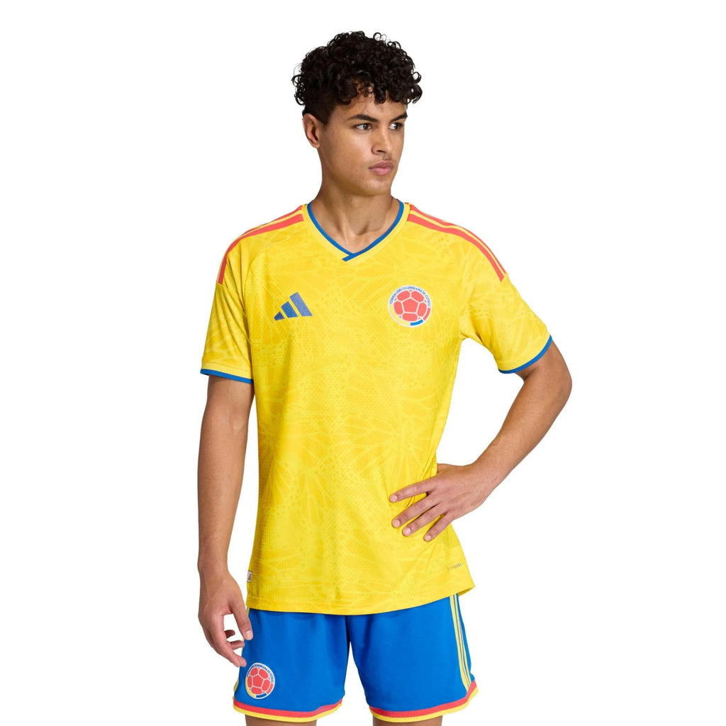 adidas 2026 Colombia Men's Authentic Home Soccer Jersey (Custom)