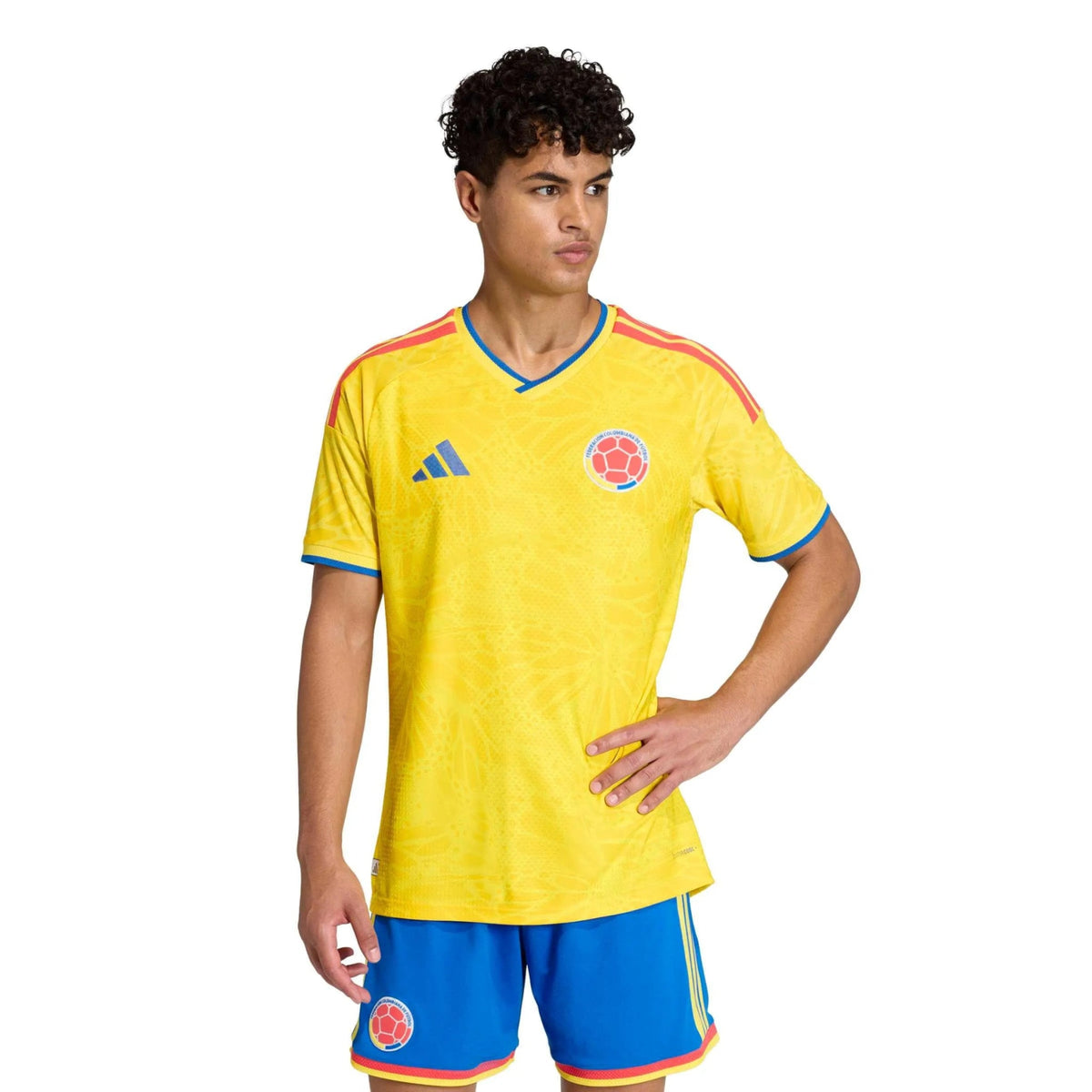 adidas 2026 Colombia Men's Authentic Home Soccer Jersey (Custom)