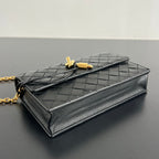 BV 26s Andiamo Pouch Black Intrecciato Leather 291434