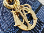CD Denim Blue Tiger 26 Lady D-Joy Bag Canvas 336633